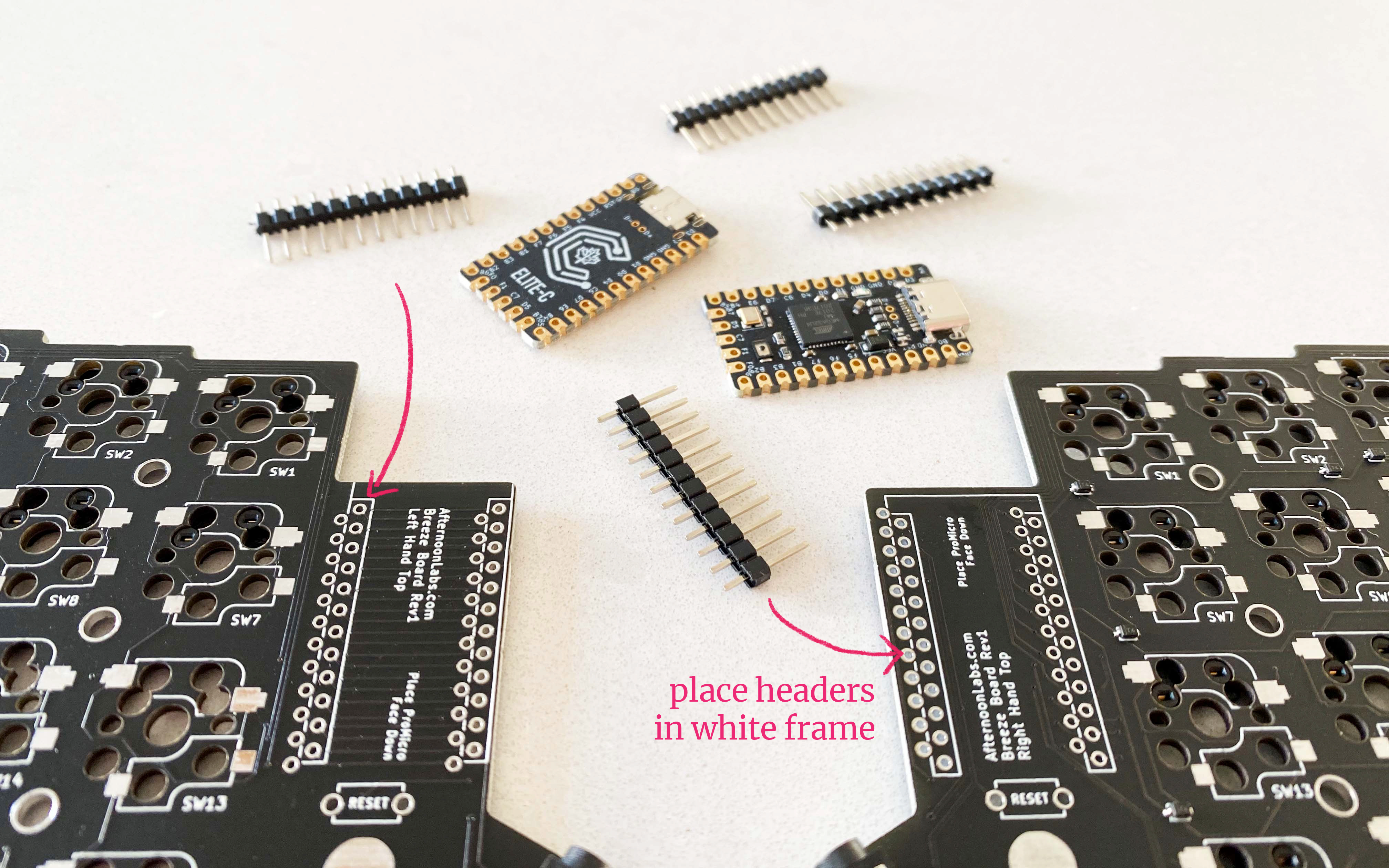 Pro Micros and Headers